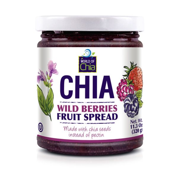 Standard chia wildberry fruit spread