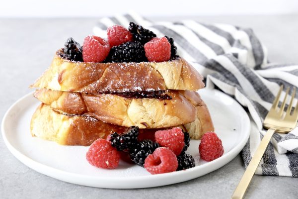 French Toast with Marion Blackberry Chia Fruit Spread